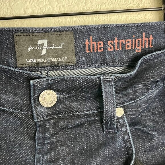 7 For All Mankind Men’s Premium Luxe Straight Leg Jeans – Size 34 - Picture 11 of 14
